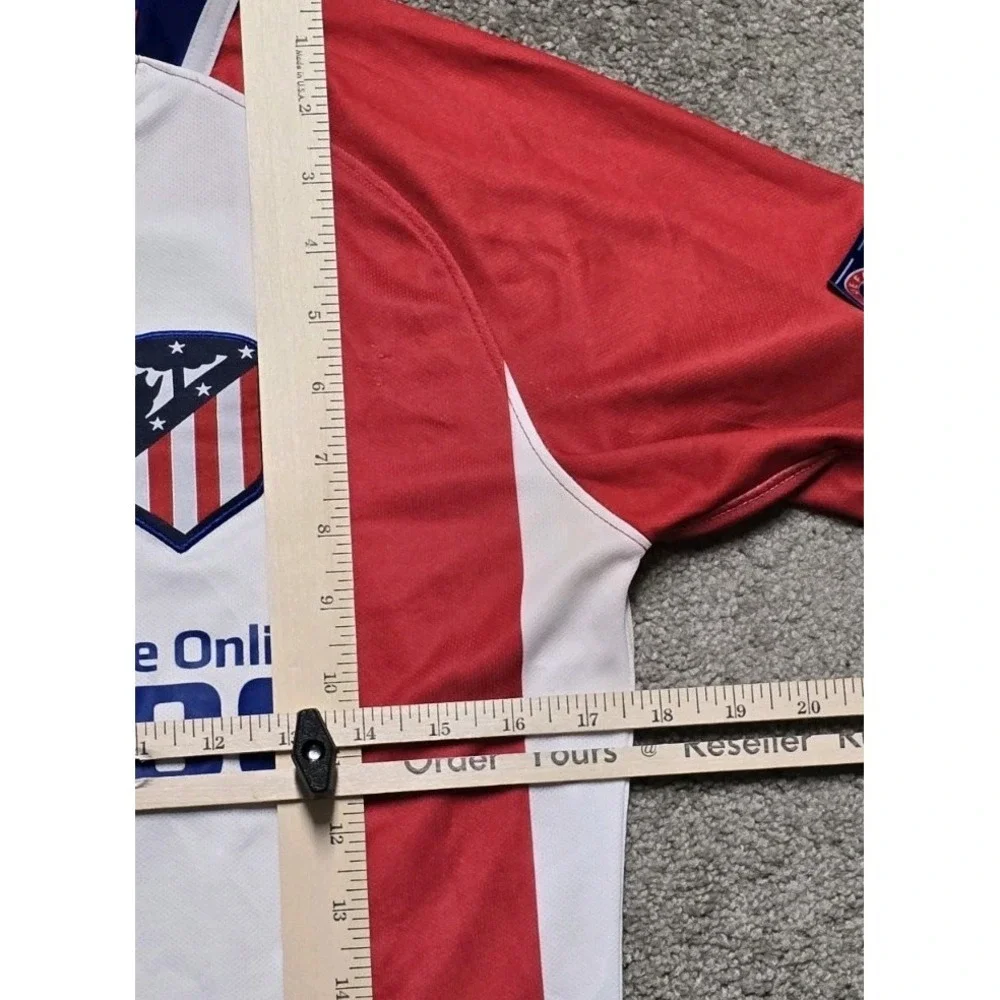 2017 Atletico Madrid‎ Home Football Shirt #11 Camilo Jersey Nike Mens S